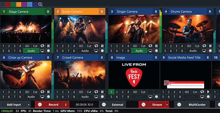 All your inputs in one place